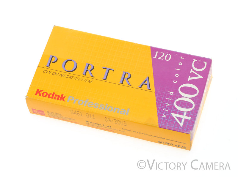 5x Kodak Portra 400VC Vivid Color 120 Medium Format (Exp. 2003) [AS-IS] - Victory Camera