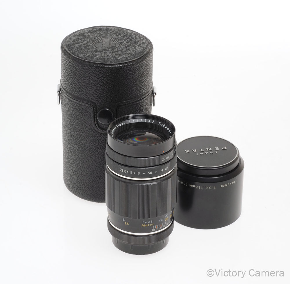 Pentax Takumar 135mm F3.5 Preset m42 Manual Focus Lens [EXC]