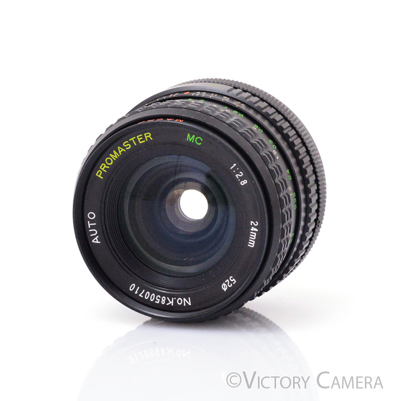 Promaster MC 24mm f2.8 Wide Angle 1:4 Macro Lens for Canon FD [EXC] - Victory Camera