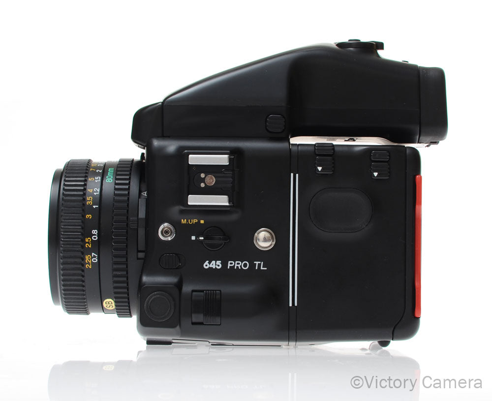 Mamiya 645 Pro TL Camera AE Metered Prism FE401 80mm f2.8 Lens [EXC+] - Victory Camera