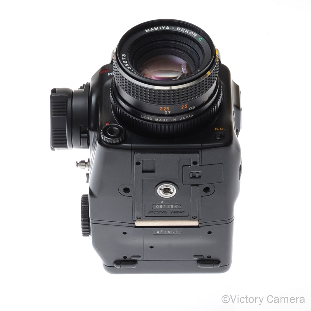 Mamiya 645 Pro Camera Eyelevel Prism 80mm f2.8 Lens 120 Back [EXC-] - Victory Camera