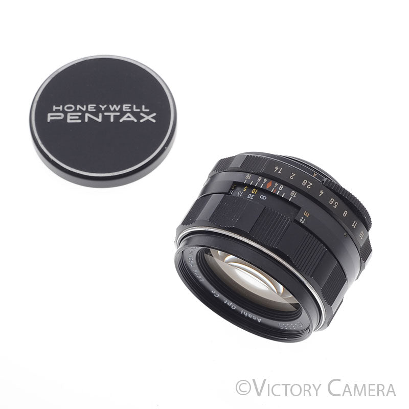 Pentax Super-Takumar 50mm f1.4 M42 Screw Mount Thorium Glass Lens [EXC] - Victory Camera