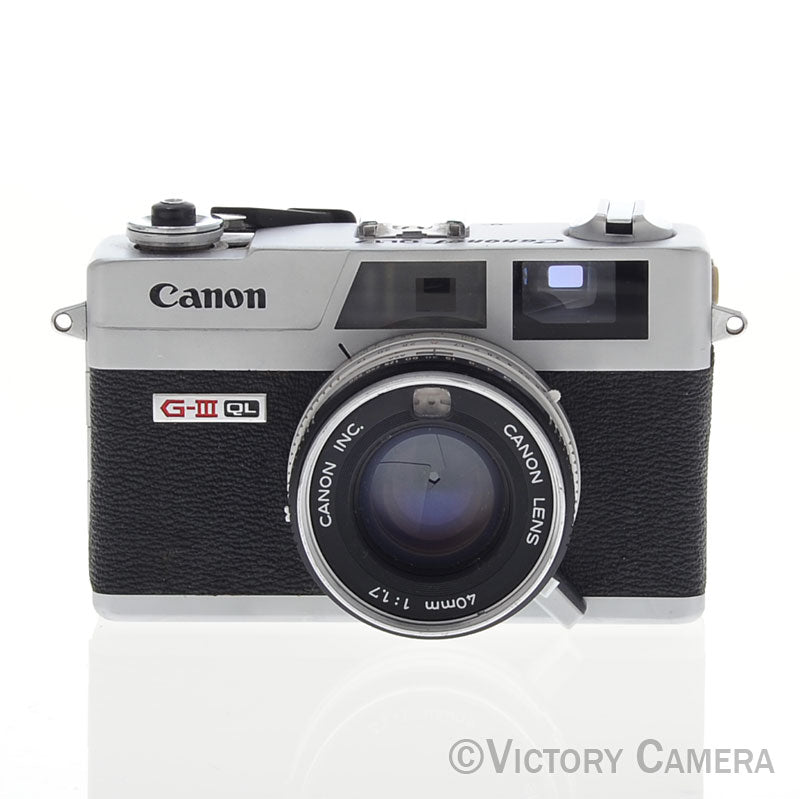 Canon Canonet QL17 QL-17 GIII Rangefinder Camera w/ 40mm f1.7 Lens [EXC-]