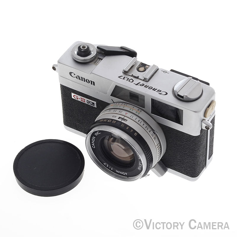 Canon Canonet QL17 QL-17 GIII Rangefinder Camera w/ 40mm f1.7 Lens [EXC-]
