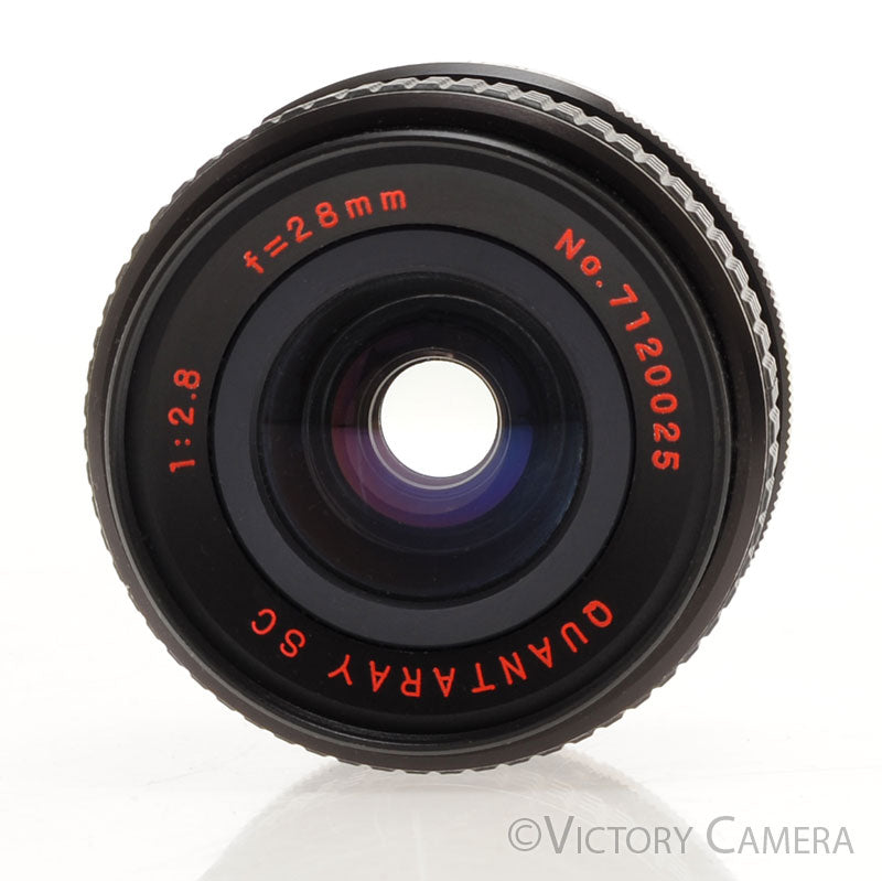 Quantaray SC 28mm f2.8 Wide Angle Lens for Pentax K Mount [EXC+] - Victory Camera