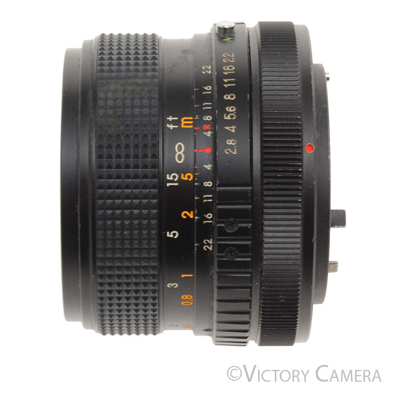 Quantaray 28mm f2.8 Wide Angle Lens Canon FD Mount [EXC+] - Victory Camera