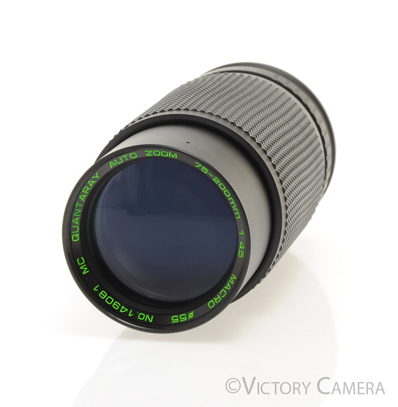 Quantaray 75-200mm f4.5 Telephoto Zoom Lens for Minolta MD [EXC+] - Victory Camera