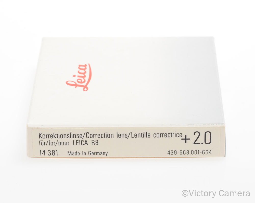 Leica Correction Eye Piece +2.0 R8/R9 Diopter Lens [MINT] - Victory Camera