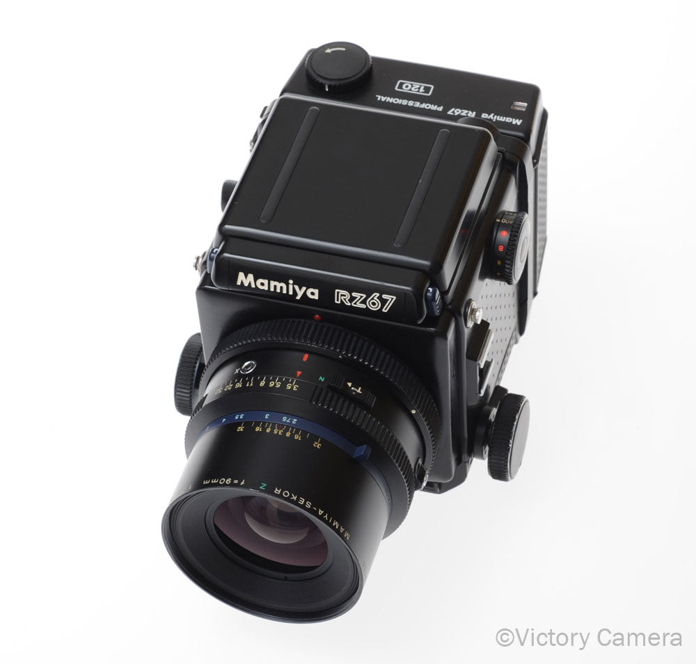 Mamiya RZ67 Pro 6x7 Camera w/ WLF, 90mm f3.5 Lens 120 Back [EXC-] image 2