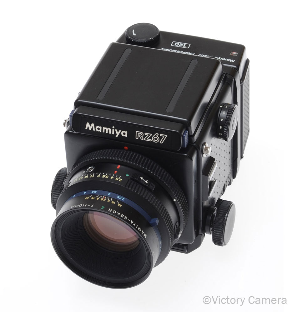 Mamiya RZ67 Pro 6x7 Camera w/ WLF, 110mm f2.8 Lens 120 Back [EXC] - Victory Camera