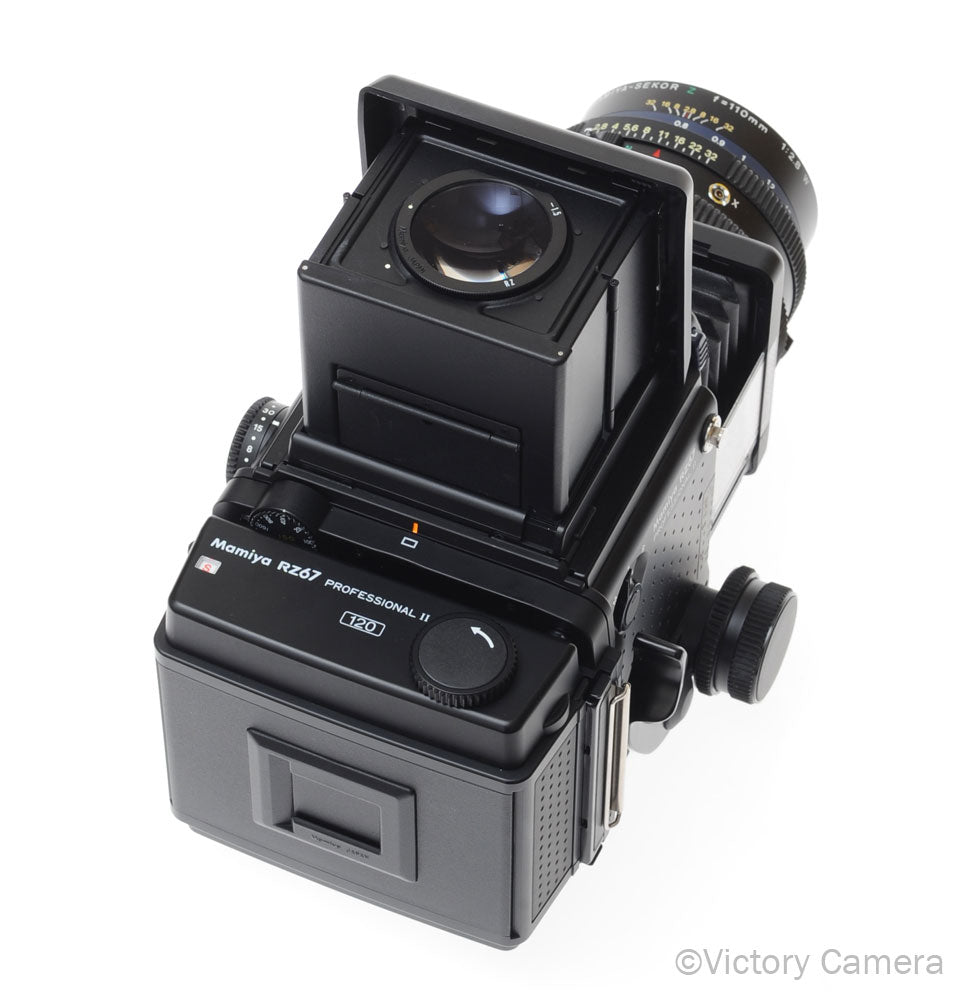 Mamiya RZ67 Pro II 6x7 Camera w/ WLF, 110mm f2.8 Prime Lens 120 [MINT-] image 5