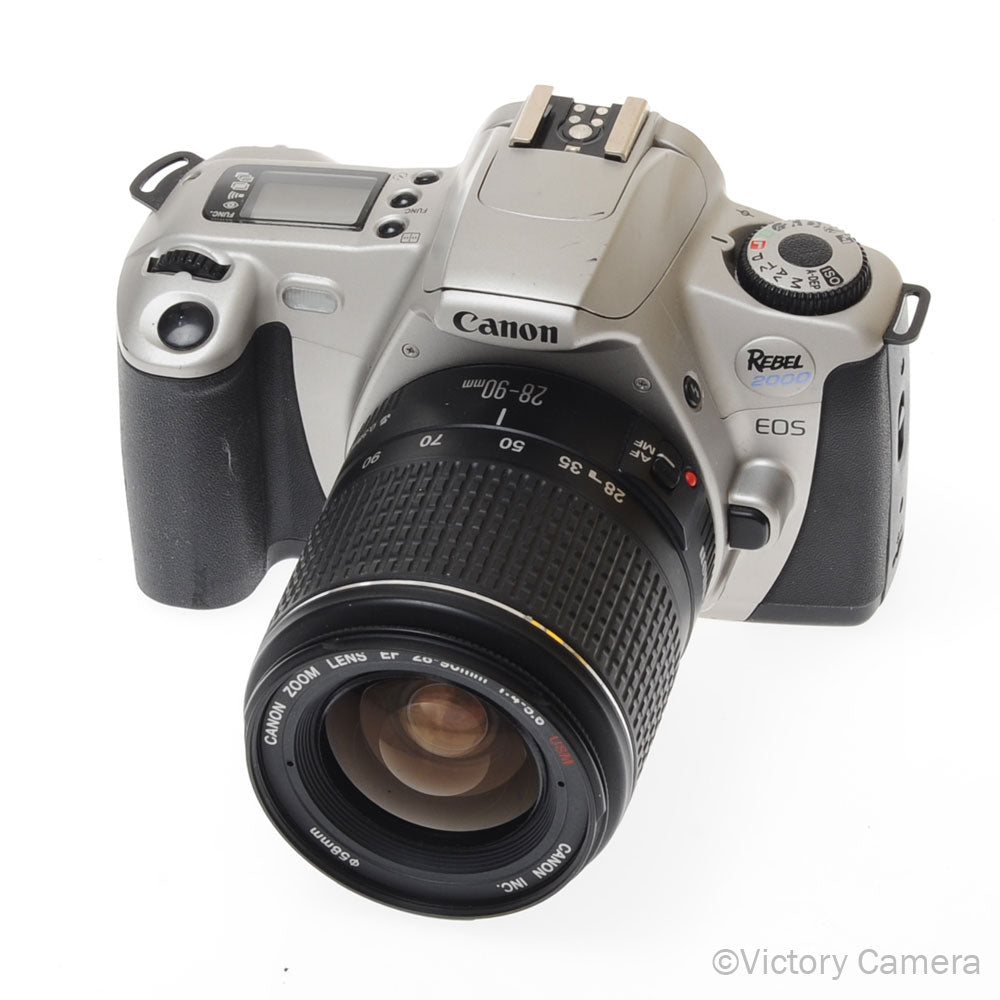 Canon Rebel 2000 35mm Auto Focus Film Camera w/ 28-90mm Zoom Lens [EXC] - Victory Camera