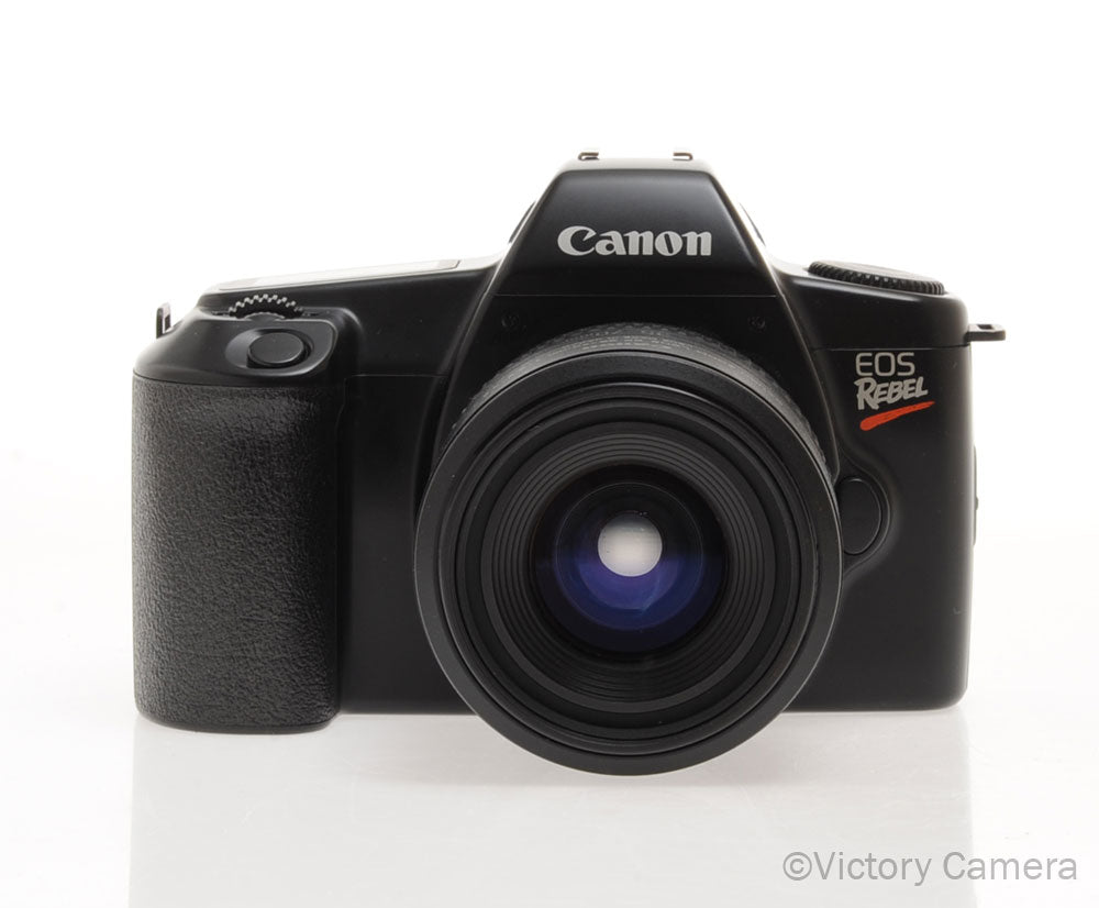 Canon EOS Rebel Black 35mm Film SLR Camera w/ 35-70mm Lens [EXC+] - Victory Camera