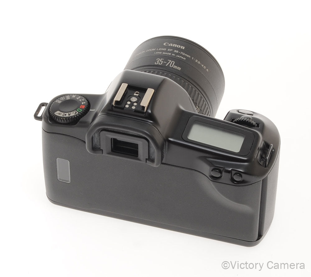 Canon EOS Rebel Black 35mm Film SLR Camera w/ 35-70mm Lens [EXC+] - Victory Camera