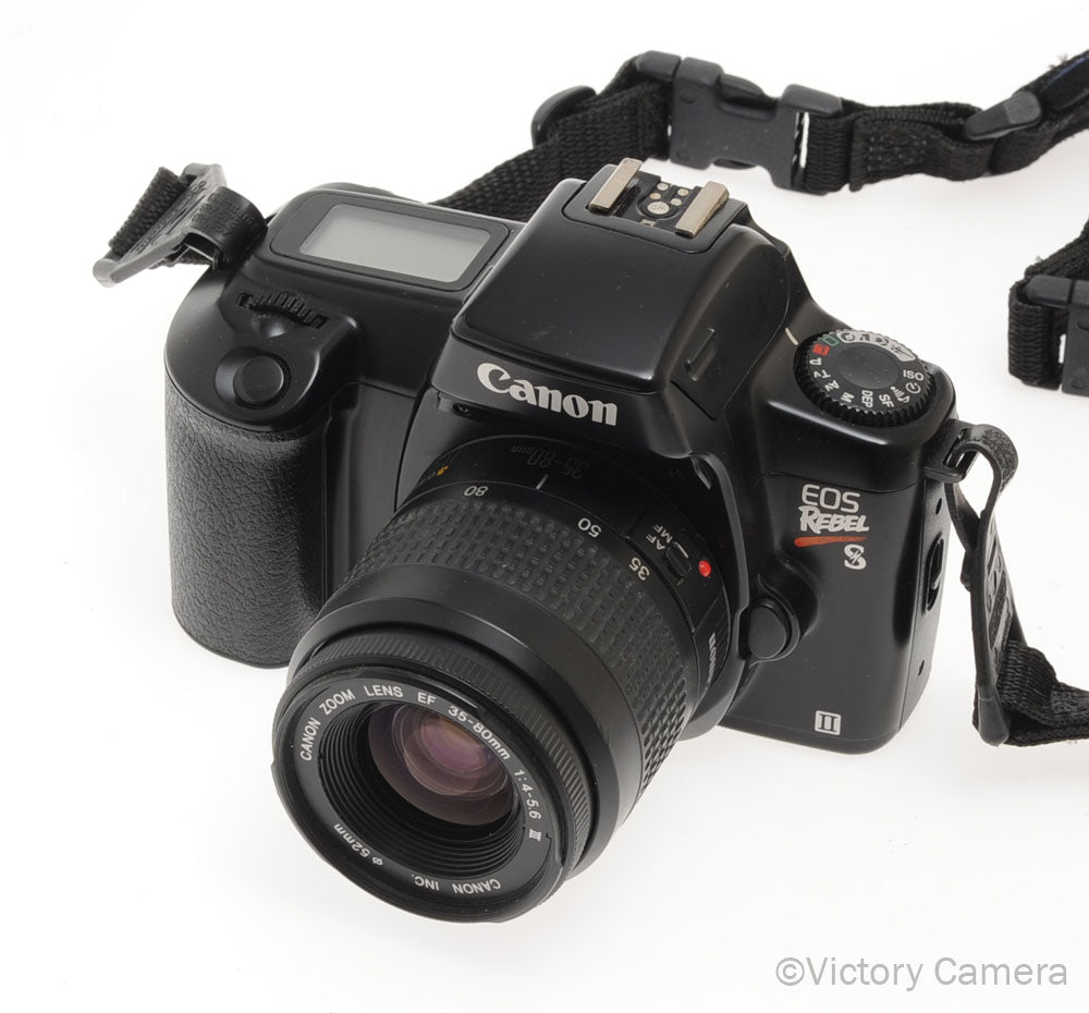 Canon EOS Rebel S II 35mm Film Camera w/ 35-80mm f4-5.6 Lens [EXC-] - Victory Camera