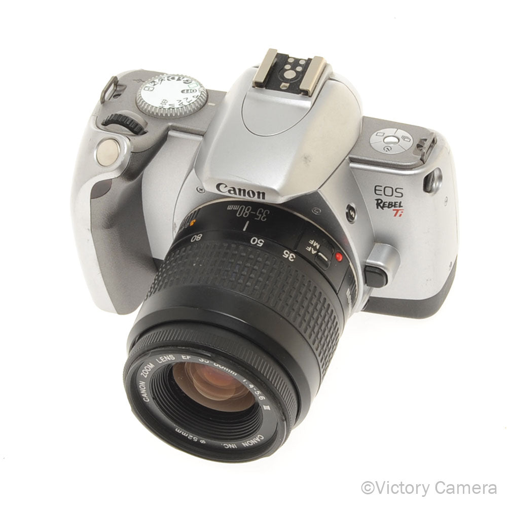 Canon EOS Rebel Ti 35mm Film Camera w/ 35-80mm Autofocus Lens [EXC] - Victory Camera