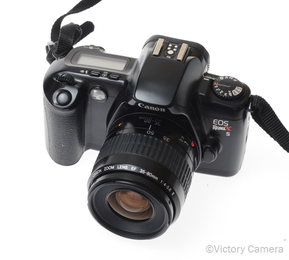 Canon Rebel XS 35mm Film Camera w/ 35-80mm Lens [MINT] - Victory Camera