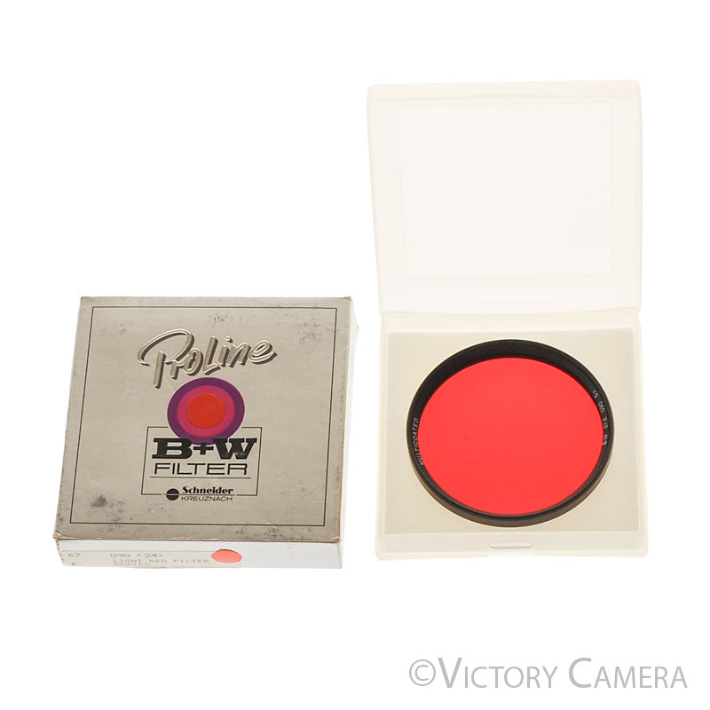 B+W 67mm 67E 090 5x Red Filter for B&W Photography [MINT-] - Victory Camera