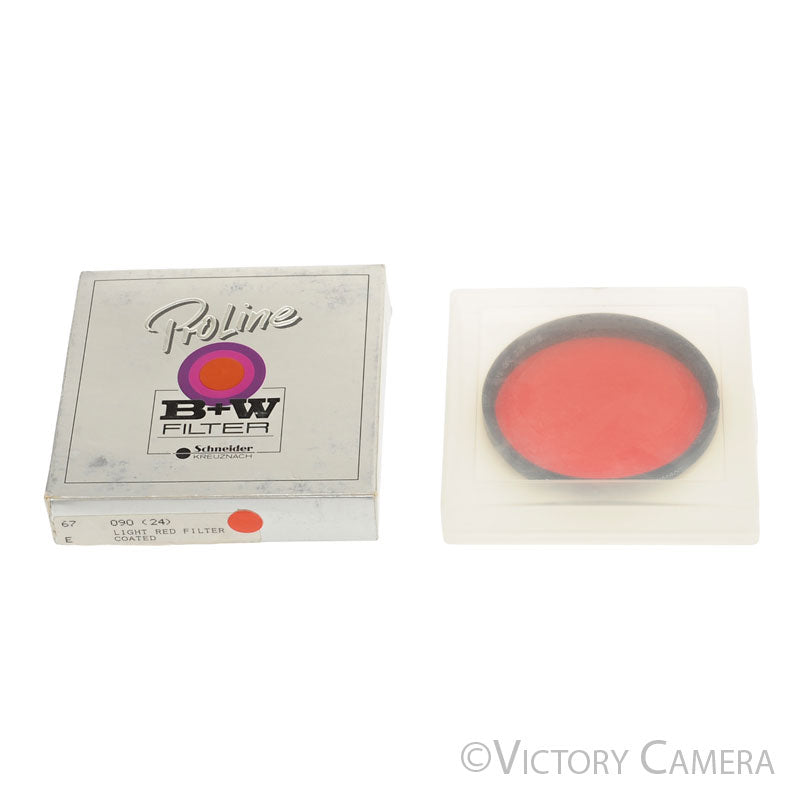 B+W 67mm 67E 090 5x Red Filter for B&W Photography [MINT-] - Victory Camera