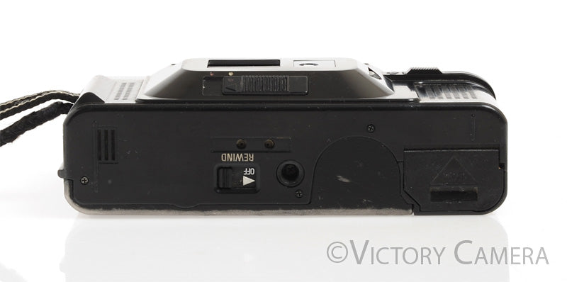 Ricoh FF-3AF Black 35mm Compact Camera w/ 35mm f3.2 Rikenon Lens - Victory Camera