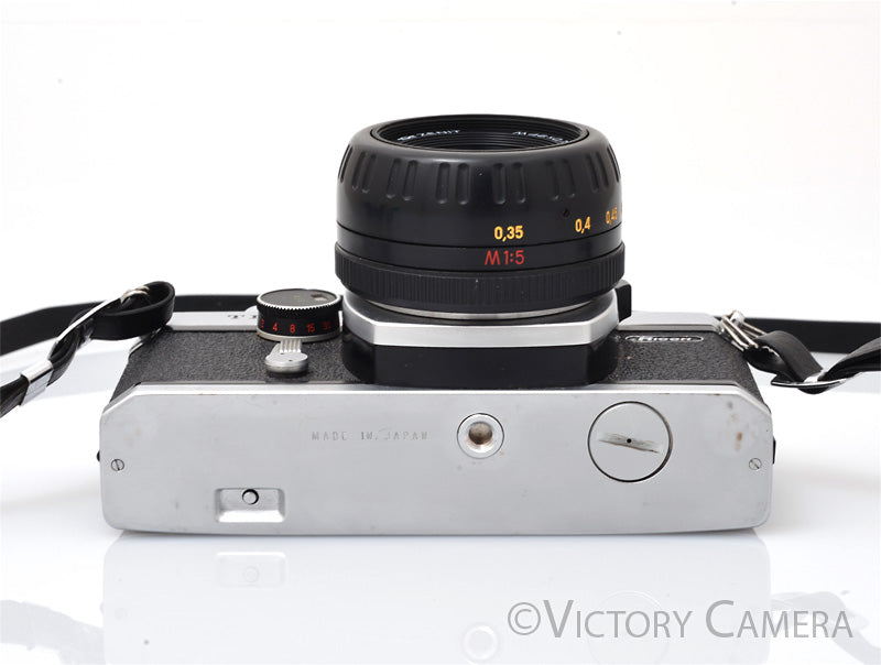 Ricoh Singlex TLS 35mm SLR Camera w/ Zenitar 50mm f2 Lens -No Meter- [GOOD] - Victory Camera