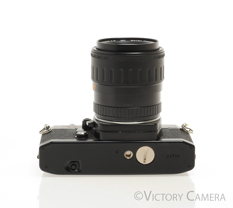 Ricoh KR-5 SuperBlack 35mm Film Camera w/ 28-70mm Zoom Lens [EXC] - Victory Camera