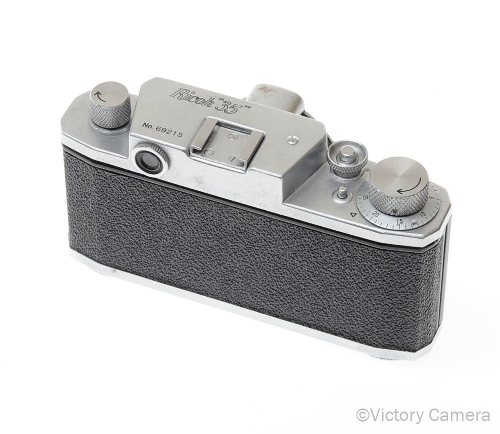 Ricoh 35 Chrome Rangefinder w/ 4.5cm 45mm f3.5 Lens -Cool- [EXC+] - Victory Camera