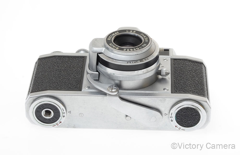 Ricoh 35 Chrome Rangefinder w/ 4.5cm 45mm f3.5 Lens -Cool- [EXC+] - Victory Camera