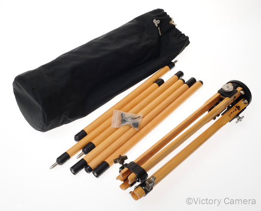 Ries Junior Deluxe Wooden Tripod [MINT-] - Victory Camera
