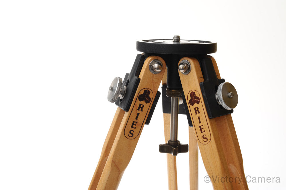 Ries Junior Deluxe Wooden Tripod [MINT-] - Victory Camera