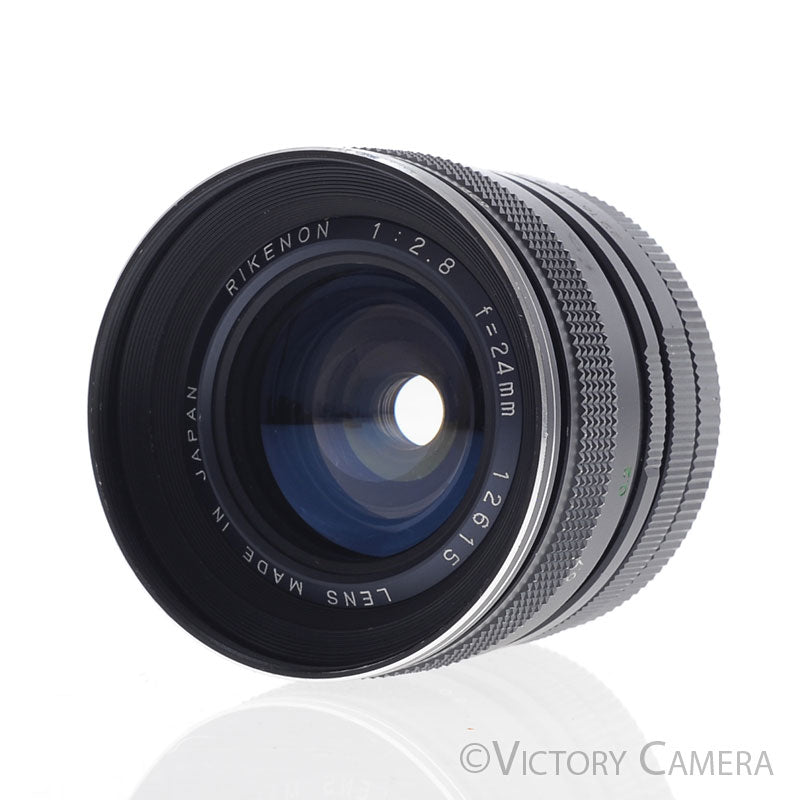 Rikenon 24mm f2.8 Wide Angle Prime Lens for Pentax M42 Mount [EXC] - Victory Camera