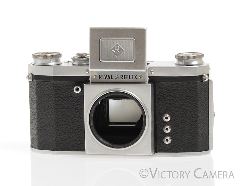 KW Rival Reflex 35 MX Chrome 35mm SLR w/ WLF (Needs CLA) [AS-IS] - Victory Camera