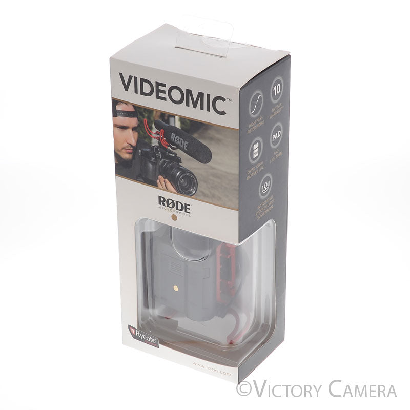 Rode VideoMic Shotgun Microphone w/ Rycote Lyre Shock Mounting [EXC] - Victory Camera