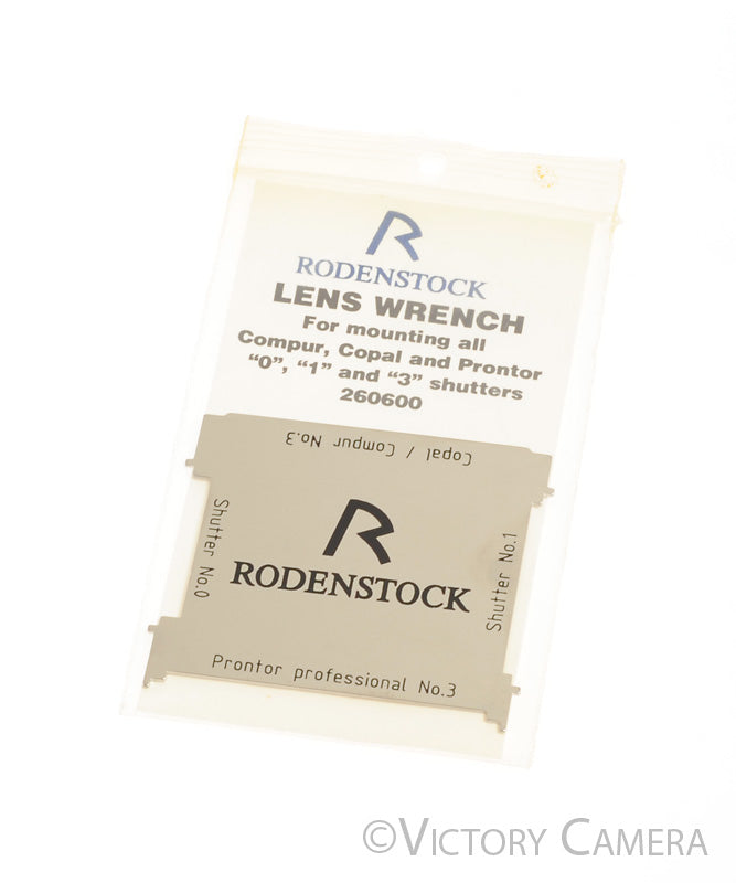 Rodenstock Genuine Lens Wrench for Compur, Copal, Prontor 0, 1, &amp; 3 Shutters - [MINT-] - Victory Camera