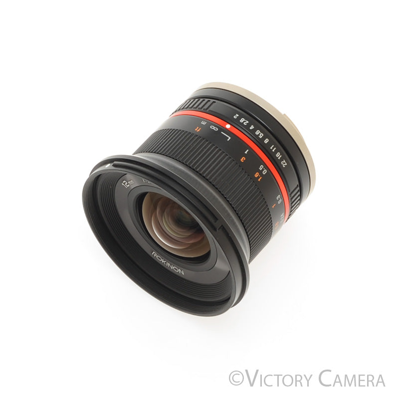 Rokinon 12mm f2 NCS CS E Wide Angle Lens for Sony APS-C E Mount [EXC+] - Victory Camera