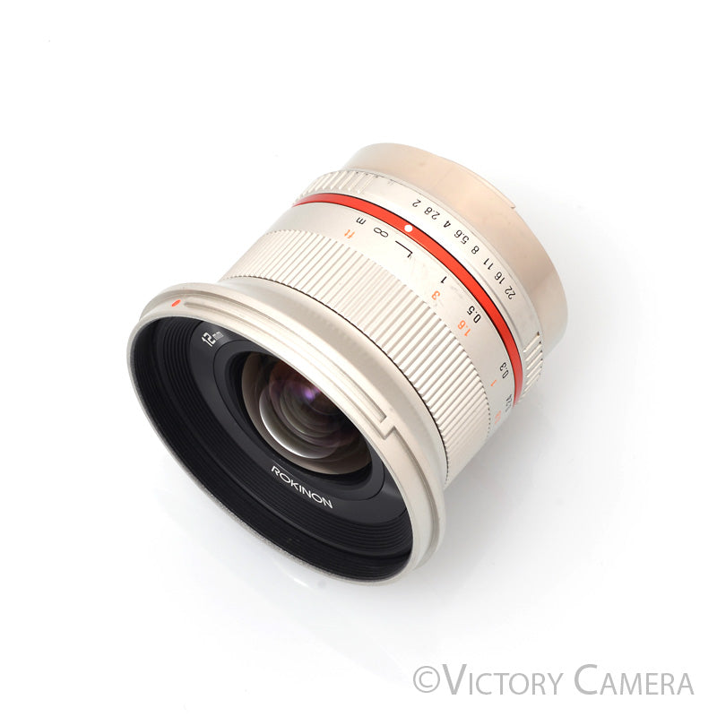 Rokinon Samyang 12mm F2.0 NCS Silver Fisheye Lens for Fujifilm X Mount [EXC] - Victory Camera