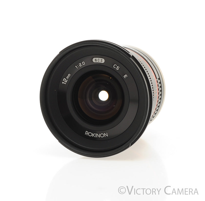 Rokinon 12mm f2 NCS CS E Wide Angle Lens for Sony APS-C E Mount [EXC+] - Victory Camera