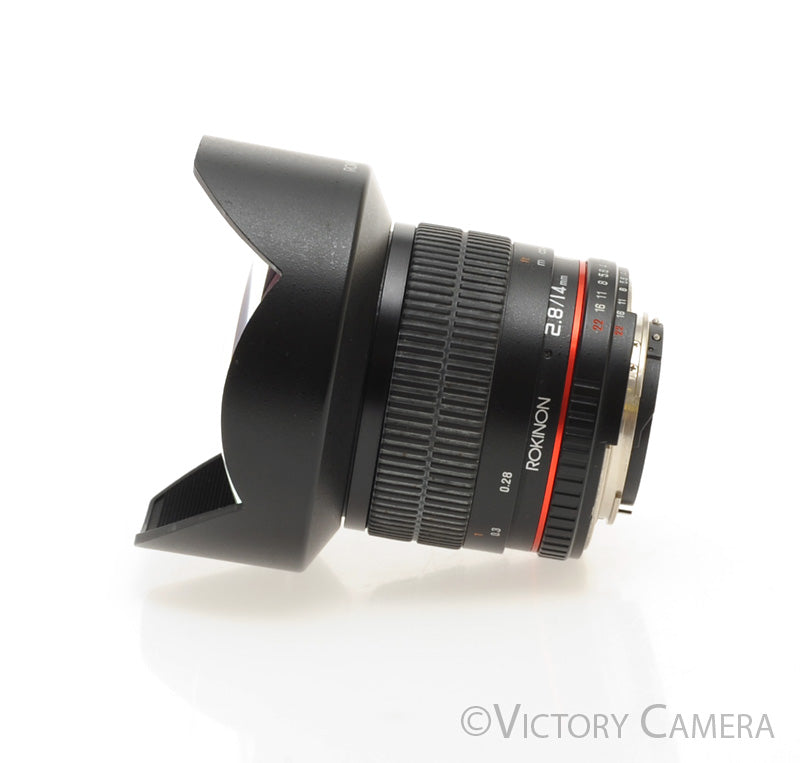 Rokinon 14mm f2.8 Wide Angle Fisheye Lens for Nikon F [EXC-] - Victory Camera