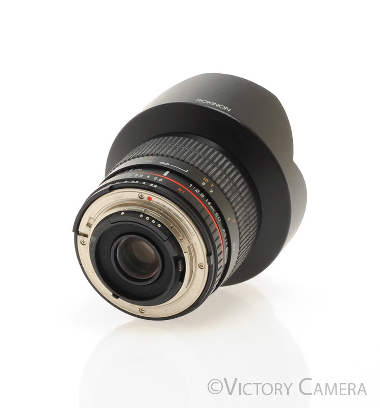 Rokinon 14mm f2.8 Wide Angle Fisheye Lens for Nikon F [EXC-] - Victory Camera