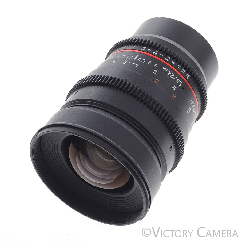 Rokinon UMC 24mm T1.5 Manual Focus Lens for m4/3 [EXC+] - Victory Camera