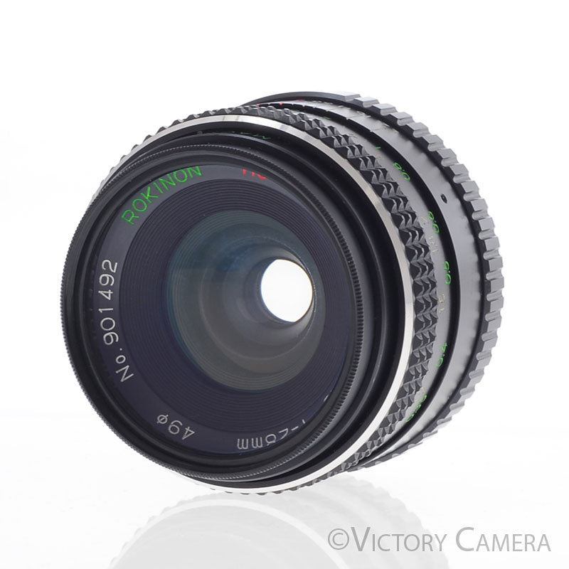 Rokinon MC 28mm f2.8 1:4 Macro Wide Angle Lens for Minolta  [EXC-]