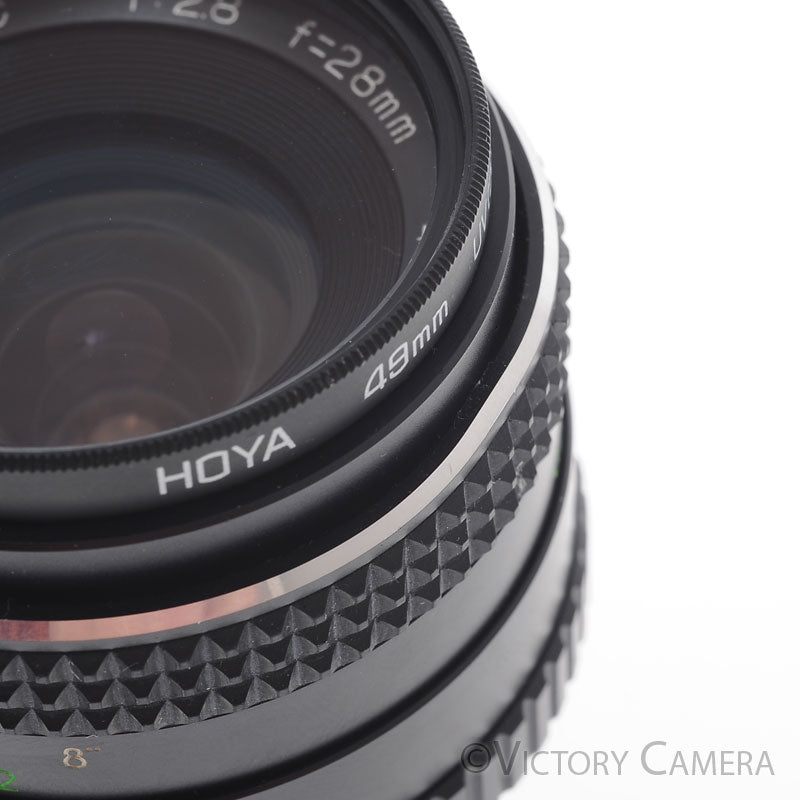 Rokinon MC 28mm f2.8 1:4 Macro Wide Angle Lens for Minolta  [EXC-]