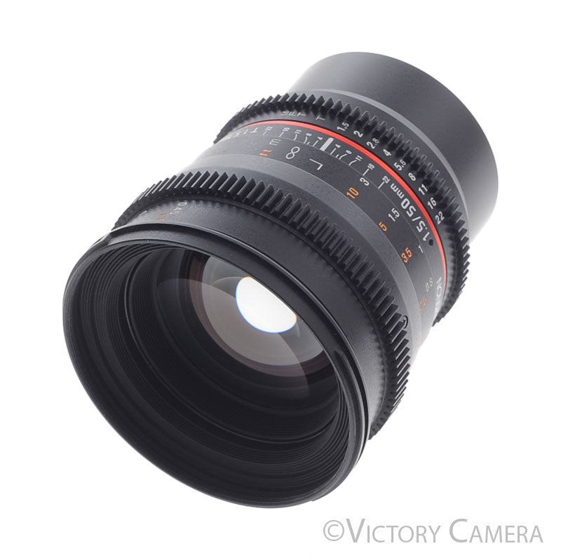 Rokinon UMC 50mm T1.5 Manual Focus Lens for m4/3 [EXC+] - Victory Camera