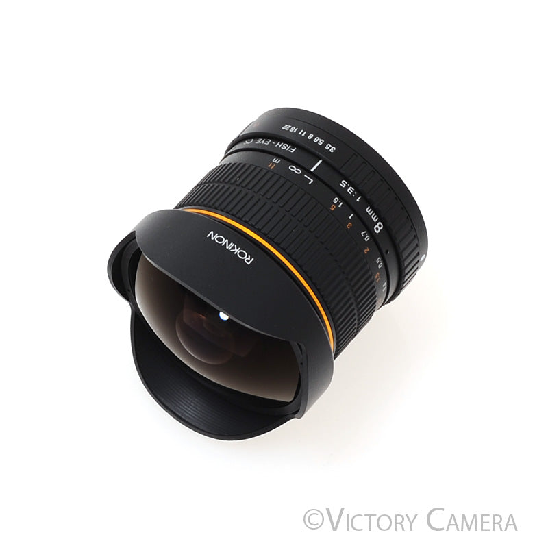 Rokinon 8mm f3.5 CS Fish Eye Lens for Sony / Minolta A Mount [EXC+]