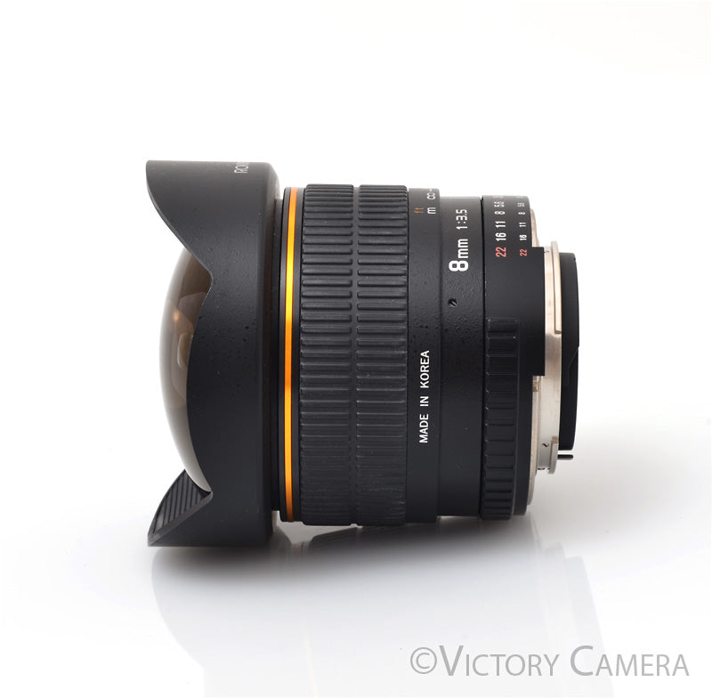 Rokinon CS 8mm f3.5 Wide Angle Fisheye Lens for Nikon AI-S [EXC-] - Victory Camera