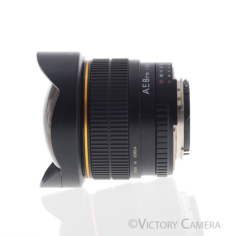 Rokinon CS 8mm f3.5 Wide Angle Fisheye Lens for Nikon AI-S [BAR] - Victory Camera