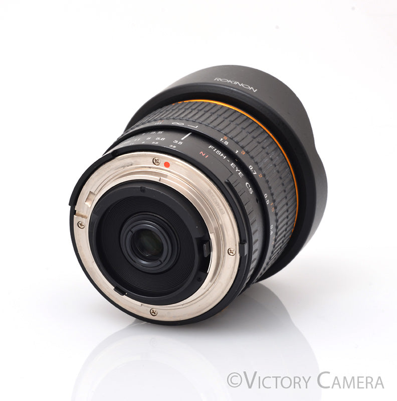 Rokinon CS 8mm f3.5 Wide Angle Fisheye Lens for Nikon AI-S [EXC-] - Victory Camera
