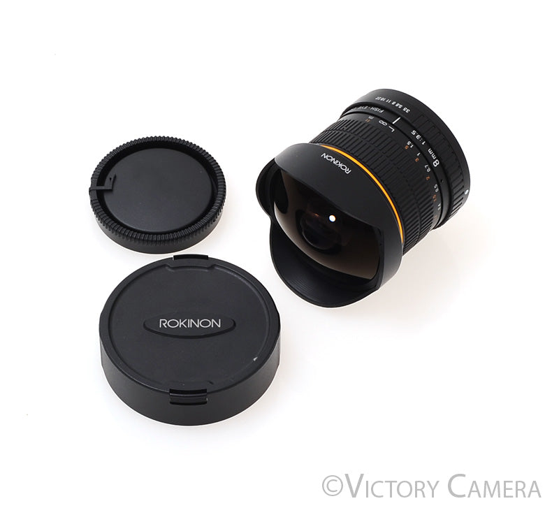 Rokinon 8mm f3.5 CS Fish Eye Lens for Sony / Minolta A Mount [EXC+]