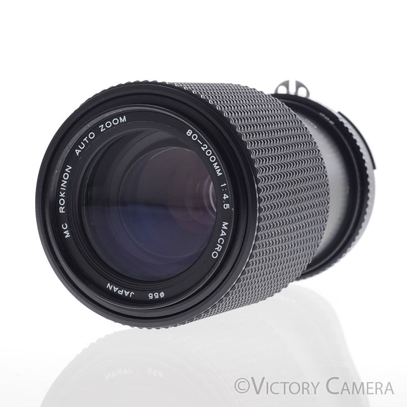 Rokinon MC 80-200mm f4.5 Telephoto Zoom Lens for Nikon AI-S [EXC+] - Victory Camera