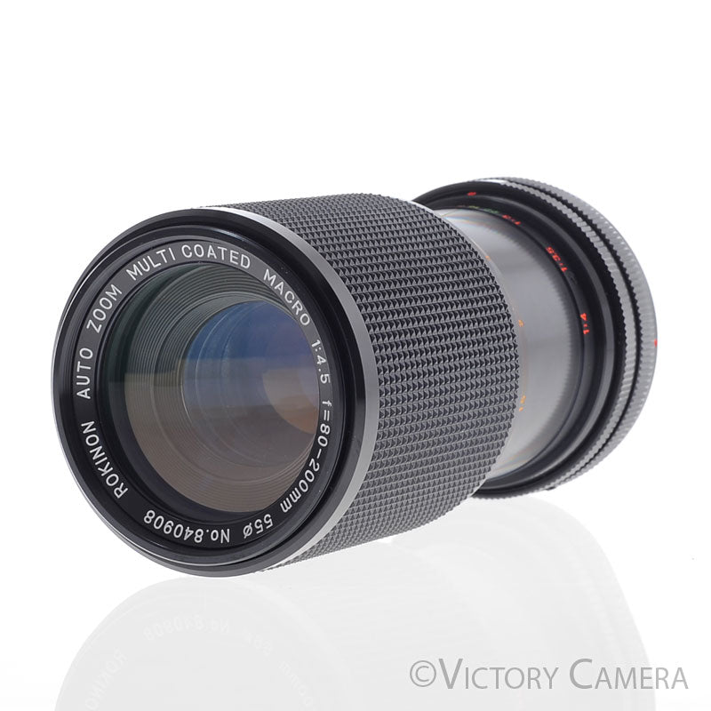 Rokinon Super Coated 80-200mm f4.5 Telephoto Zoom Lens for Canon FD [EXC] - Victory Camera